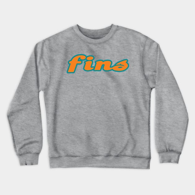 Fins! Crewneck Sweatshirt by OffesniveLine